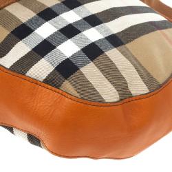 مملوكة مسبقًا Burberry Orange Ashwood Vintage Hobo