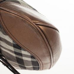 Pre Owned Burberry Nova Check Brooke Hobo Bag