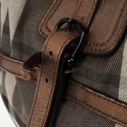 Pre Owned Burberry Nova Check Brooke Hobo Bag