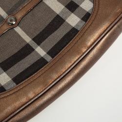 Pre Owned Burberry Nova Check Brooke Hobo Bag