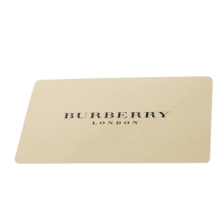 Pre Owned Burberry Gold/Beige Haymarket Check PVC and Patent Leather Bowler Bag