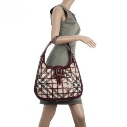 مملوكة مسبقًا Burberry Warrior Nova Check 'Brooke' Hobo