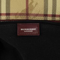 Pre Owned Burberry Haymarket Check 'Lola' Satchel