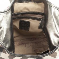 مملوكة مسبقًا Burberry Metallic Trim Nova Check 'Brooke' Hobo 
