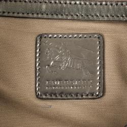 مملوكة مسبقًا Burberry Metallic Trim Nova Check 'Brooke' Hobo 