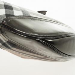 مملوكة مسبقًا Burberry Metallic Trim Nova Check 'Brooke' Hobo 