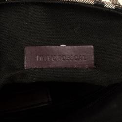 مملوكة مسبقًا Burberry Haymarket Check Flap Crossbody Bag