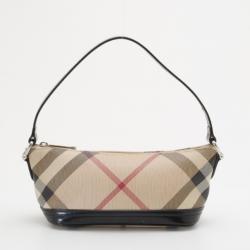 مملوكة مسبقًا Burberry Nova Check Small Boat Bag
