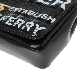 Pre Owned Burberry Black Leather Small Lola Shoulder Bag