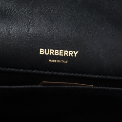 Pre Owned Burberry Black Leather Small Lola Shoulder Bag