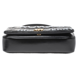 Pre Owned Burberry Black Leather Small Lola Shoulder Bag