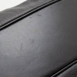 Pre Owned Burberry Metallic Leather Drawstring Warrior Hobo bag