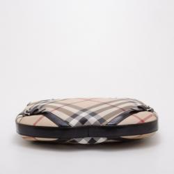 مملوكة مسبقًا Burberry Nova Check Hobo Handbag 