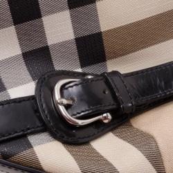 مملوكة مسبقًا Burberry Nova Check Hobo Handbag 