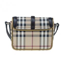 مملوكة مسبقًا Burberry Nova Check Berkeley Crossbody Shoulder Bag