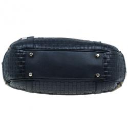 Pre Owned حقيبة بربري كانفاس نوفا تشيك و جلد