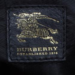 Pre Owned حقيبة بربري كانفاس نوفا تشيك و جلد