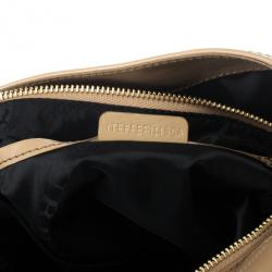 Pre Owned Burberry Beige Leather Medium Gosford Bridle Hobo Bag