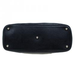 Pre Owned Burberry Black Nova Check Quilted Canvas Tote