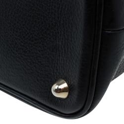 Pre Owned Burberry Black Nova Check Quilted Canvas Tote