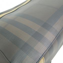 مملوكة مسبقًا Burberry Brown Leather Novacheck Crossbody