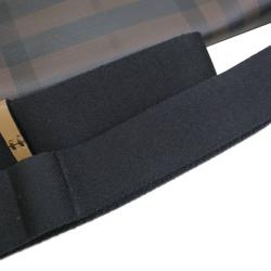 مملوكة مسبقًا Burberry Brown Leather Novacheck Crossbody