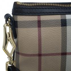 Pre Owned حقيبة كروس-بودي بربري هاي ماركت شوكولاتة مربعات