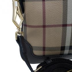 Pre Owned حقيبة كروس-بودي بربري هاي ماركت شوكولاتة مربعات