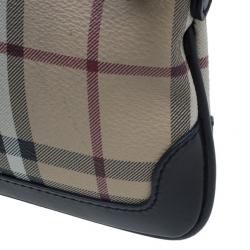 Pre Owned حقيبة كروس-بودي بربري هاي ماركت شوكولاتة مربعات