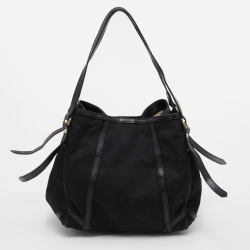 Pre Owned حقيبة يد بربري كينتربري صغيرة جلد ديربي كاروهات هاوس أرجوانية فاتحة