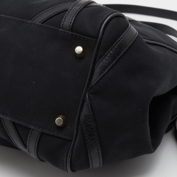 Pre Owned حقيبة يد بربري كينتربري صغيرة جلد ديربي كاروهات هاوس أرجوانية فاتحة