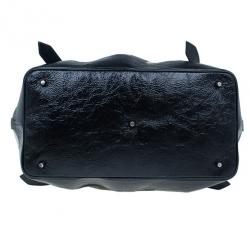 Pre Owned حقيبة يد توت بربري لوري بيت تشك ناليون سوداء متوسطة