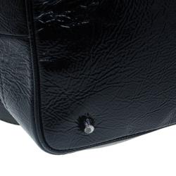 Pre Owned حقيبة يد توت بربري لوري بيت تشك ناليون سوداء متوسطة