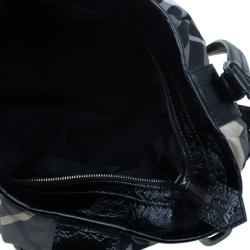 Pre Owned حقيبة يد توت بربري لوري بيت تشك ناليون سوداء متوسطة