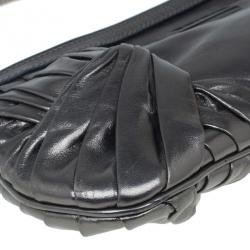 مملوكة مسبقًا Burberry Silver Metallic Calfskin Mini Sling Bag