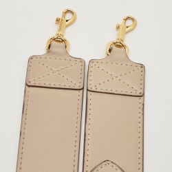 Pre Owned Burberry Beige/Cream Check Canvas and Leather Hackberry Crossbody Bag