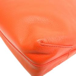 مملوكة مسبقًا Burberry Orange and Brown Reversible Tote