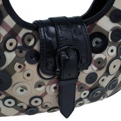 مملوكة مسبقًا Burberry Nova Check Brooke Hobo