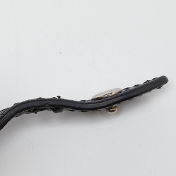 Pre Owned Burberry Beige/Black House Check Fabric and Leather Small Banner Tote