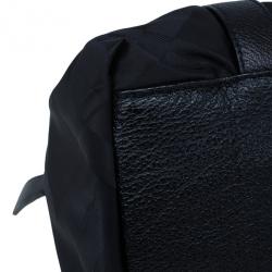 Pre Owned حقيبة يد بربري شيك نايلون أسود