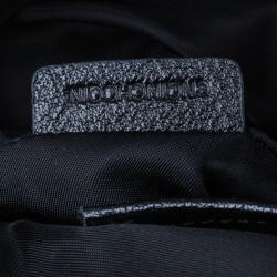 Pre Owned حقيبة يد بربري شيك نايلون أسود