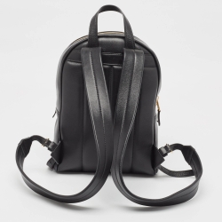 Burberry Black Quilted Leather TB Backpack