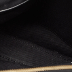 Burberry Black Quilted Leather TB Backpack