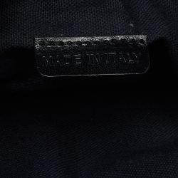 Pre Owned Burberry Beige/Black House Check Fabric and Leather Crossbody Bag