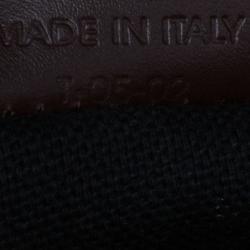 Pre Owned Burberry Beige Haymarket Leather Dome Satchel