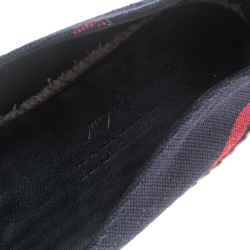 Pre Owned Burberry Black Checkered Canvas Hodgeson Flat Espadrilles Size 39