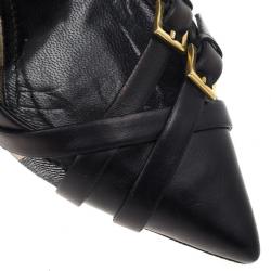 Pre Owned Burberry Novacheck Buckle Slingback Sandals Size 38