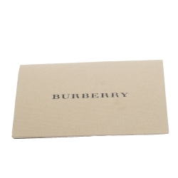 مملوكة مسبقًا Burberry Black/Beige House Check Fabric And Rubber Clemence Rain Boots Size 39