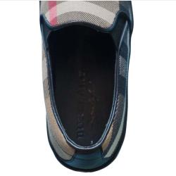 مملوكة مسبقًا Burberry House Check Canvas Slip On Sneakers Size 36