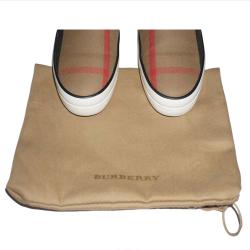 مملوكة مسبقًا Burberry House Check Canvas Slip On Sneakers Size 36